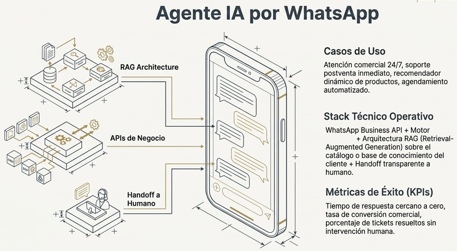 Diagrama Agente IA por WhatsApp