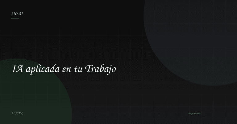 IA aplicada en tu Trabajo